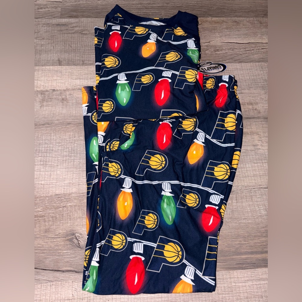 New NBA Indiana Pacers Pajama set long sleeve shirt pants Concepts Sports unisex